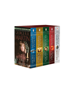 George R R Martins A Game Of Thrones 5 Book Boxed Set Song Of Ice And Fire Series A Game Of Thrones A Clash Of Kings A Storm Of Swords A Feast For Crows And A Dance With Dragons