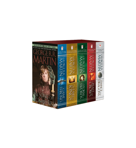 George R R Martins A Game Of Thrones 5 Book Boxed Set Song Of Ice And Fire Series A Game Of Thrones A Clash Of Kings A Storm Of Swords A Feast For Crows And A Dance With Dragons